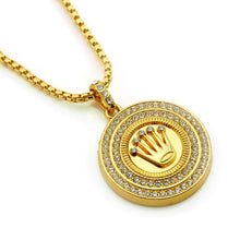 Load image into Gallery viewer, Hip Hop King Crown Pendant Necklace For Men