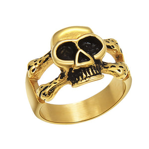 Men's Punk Skull Ring