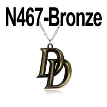 Load image into Gallery viewer, Daredevil Double D Red  Necklace