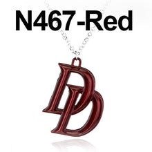 Load image into Gallery viewer, Daredevil Double D Red  Necklace