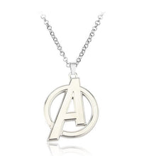 Load image into Gallery viewer, THE AVENGERS A LOGO SYMBOL PENDANT NECKLACE