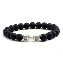 Load image into Gallery viewer, Black Stone Beaded Bracelet For Men's