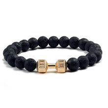 Load image into Gallery viewer, Black Stone Beaded Bracelet For Men's