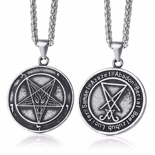 Men's Lucifer Satan Pendant Necklace