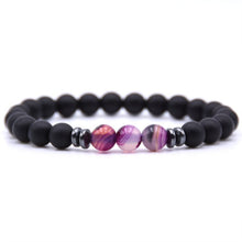 Load image into Gallery viewer, Minimalist Natural Stone Beaded Bracelet Male