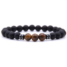 Load image into Gallery viewer, Minimalist Natural Stone Beaded Bracelet Male