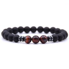 Load image into Gallery viewer, Minimalist Natural Stone Beaded Bracelet Male