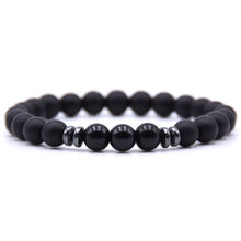 Load image into Gallery viewer, Minimalist Natural Stone Beaded Bracelet Male